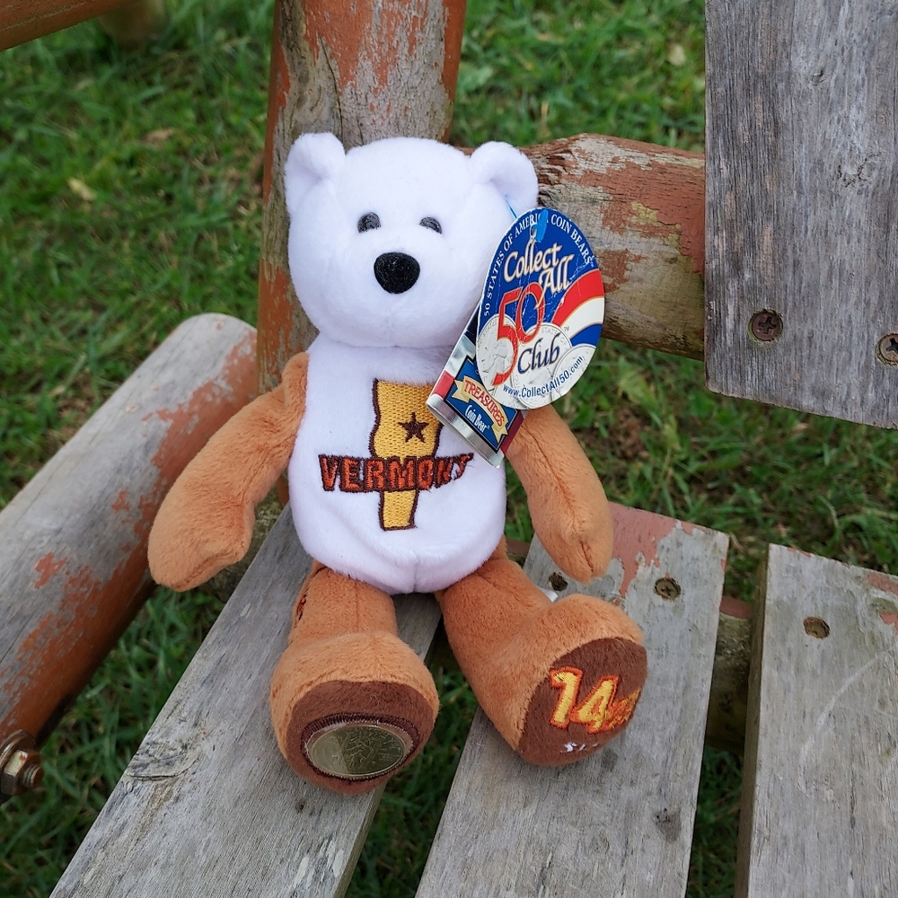 🙂 Collector's Vermont Coin Bear.